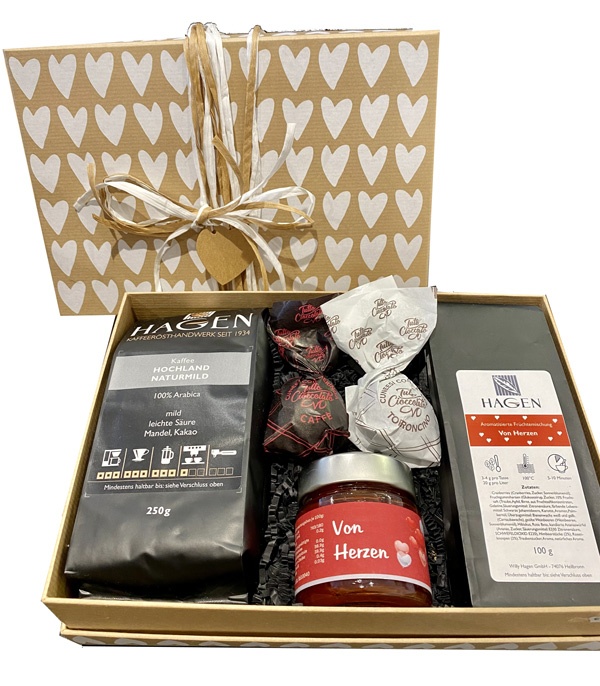 Kaffee- Teepaket Von Herzen