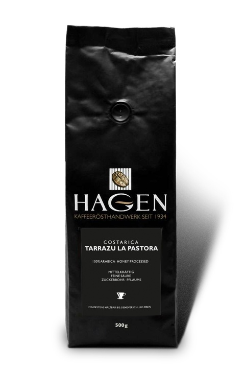 Costa Rica La Pastora Tarrazu Honey 250g-Packung