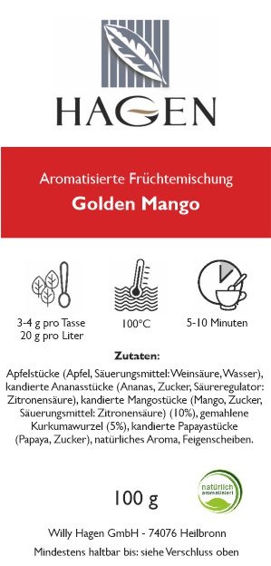 Aromatisierte Früchtemischung Golden Mango